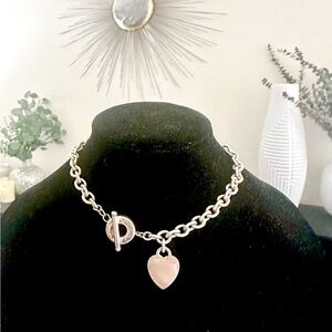 Tiffany & Co. Heart Toggle Necklace
